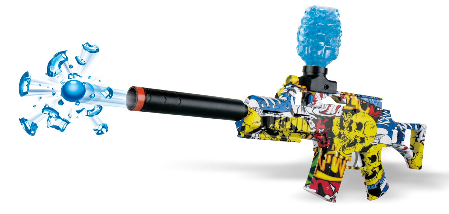 Arminha de Bolinha de Gel - G36 Mini Skull Amarelo