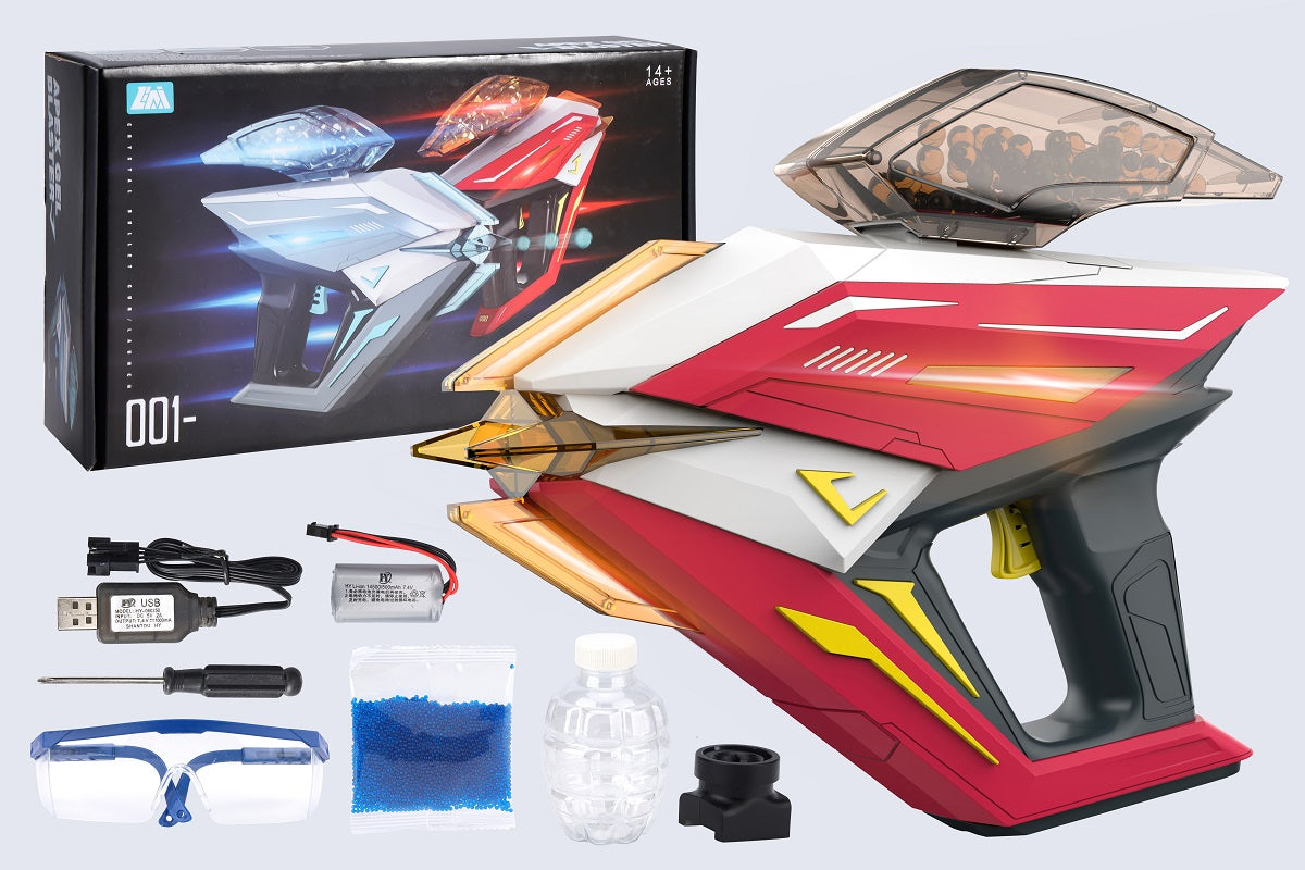 Arminha de Bolinha de Gel - Razorback Futuristic Red
