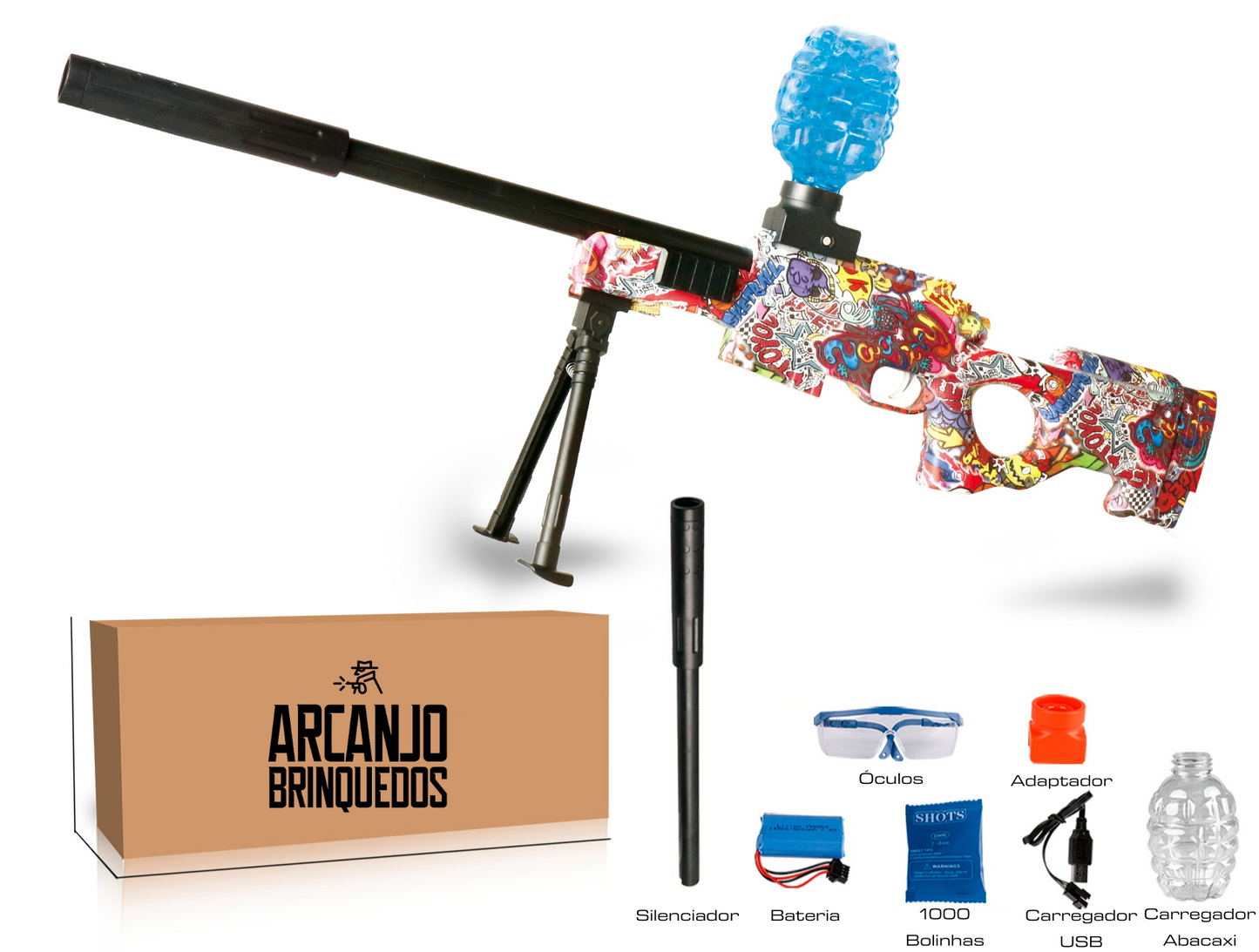 Arminha de Bolinha de Gel - AWM Graffit One