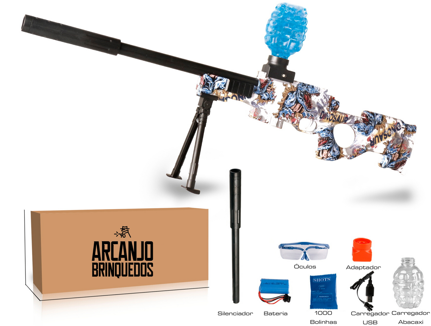 Arminha de Bolinha de Gel - AWM Rex Branca
