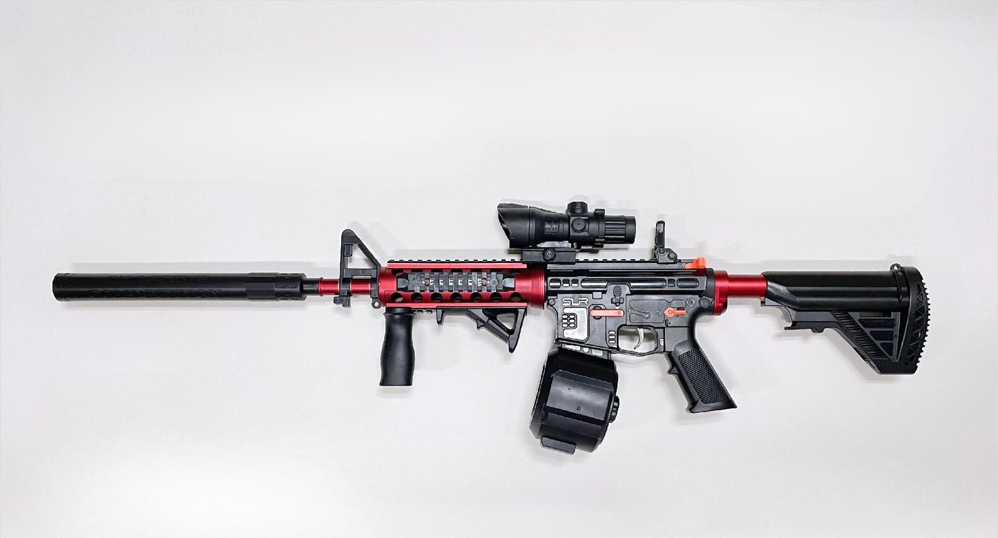 Arminha de Bolinha de Gel - M4A1 Cristal Red