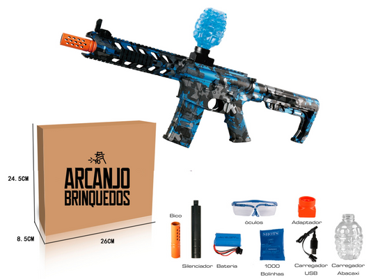 Arminha de Bolinha de Gel - M4 Azul