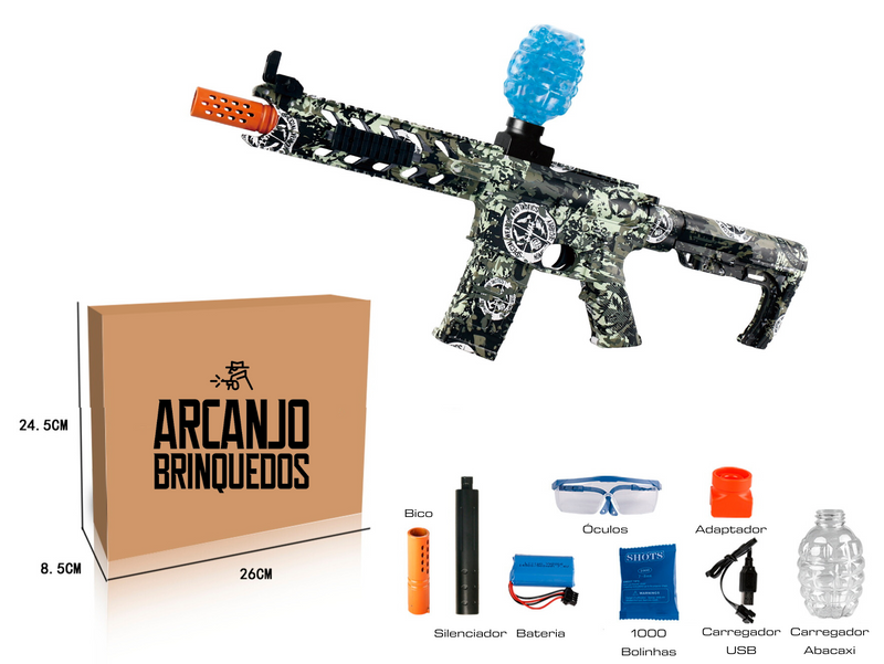 Arminha de Bolinha de Gel - M4 Tática