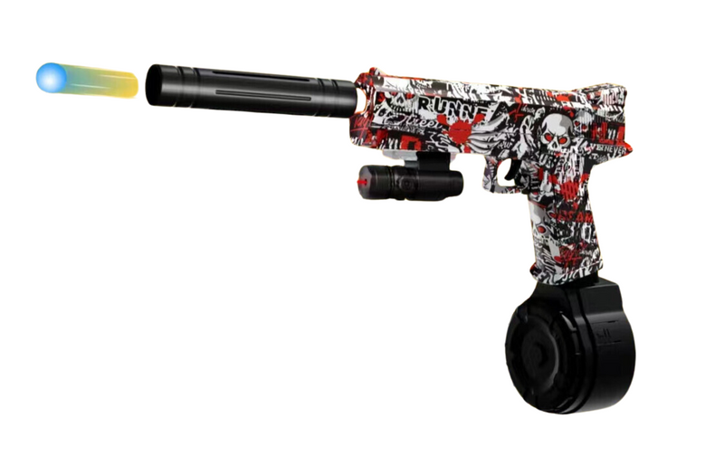 Arminha de Bolinha de Gel - P1911 Skull Vermelha