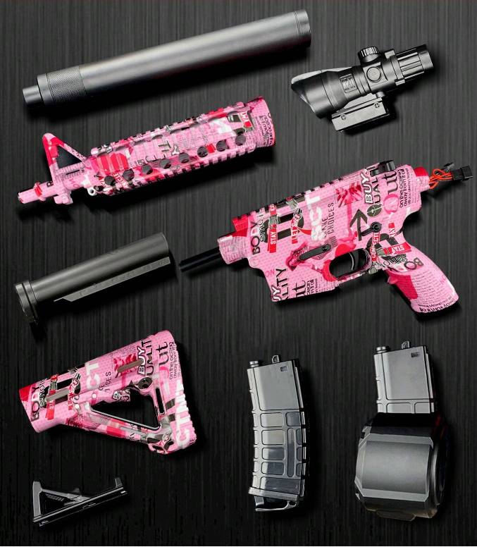 Arminha de Bolinha de Gel - M416 Rosa