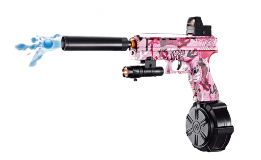 Arminha de Bolinha de Gel - Glock Rosa
