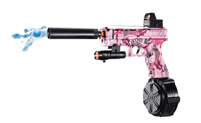 Arminha de Bolinha de Gel - Glock Rosa