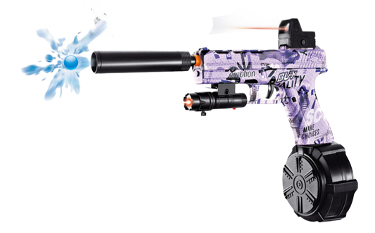 Arminha de Bolinha de Gel - Glock Roxa