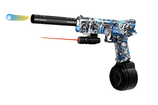 Arminha de Bolinha de Gel - P1911 Skull Azul