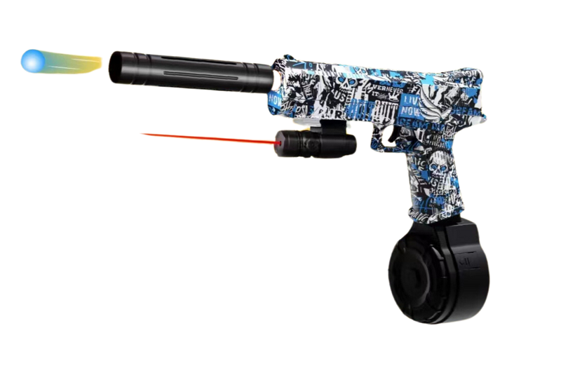 Arminha de Bolinha de Gel - P1911 Skull Azul