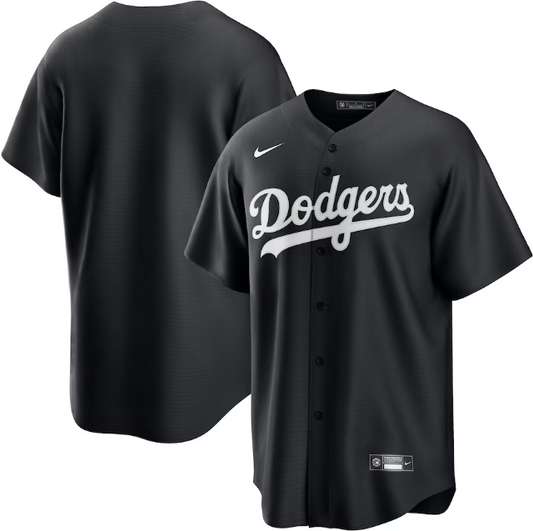 Camisa MLB Los Angeles Dodgers Jersey Preta